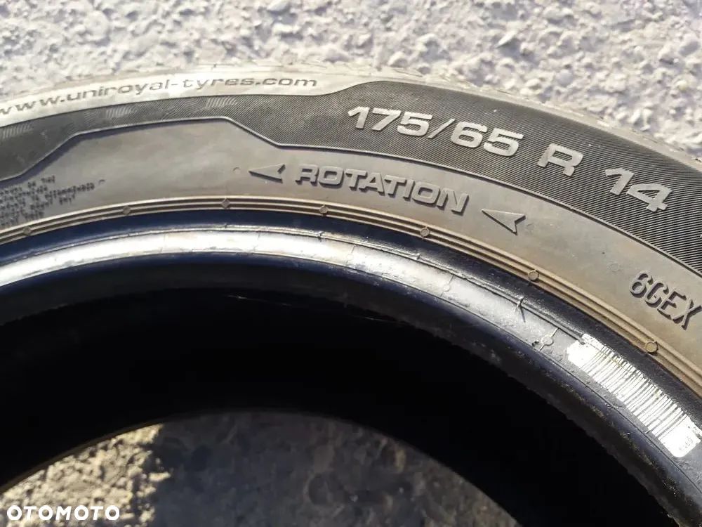 14” - UNIROYAL - 175/65 r14 cali - Caloroczne Opony Wielosezonowe AllSeason Expert - stan BDB - GWARANCJA ! + Możliwy MONTAŻ !! - 5