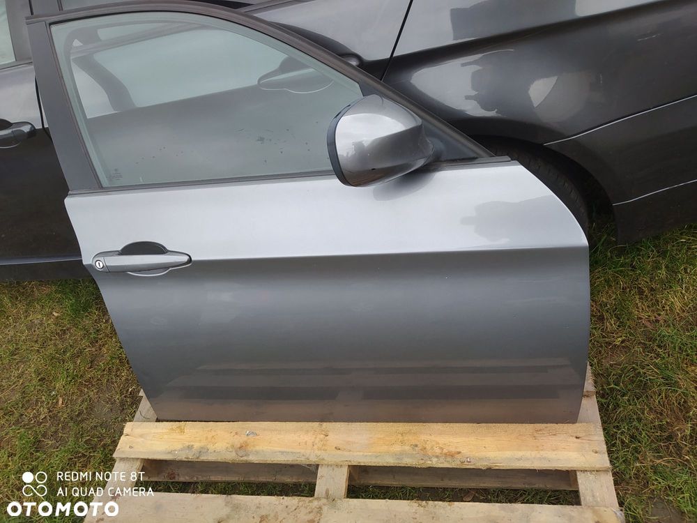 Drzwi prawy prawe  przód tył BMW E90 lift space grey metallic - 1