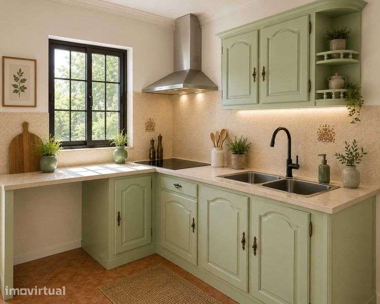 Apartamento com 1 quarto, cozinha, jardim e estacionamento - Grande imagem: 4/12