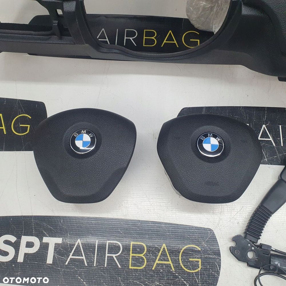 F20 F21 KOKPIT DESKA KONSOLA PULPIT PODUSZKA AIRBAG AIR BAG PASY KIT SET - 4