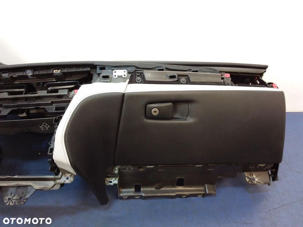 BMW X5M F85 F15 DESKA KONSOLA PODUSZKI SKÓRA HUD - 4