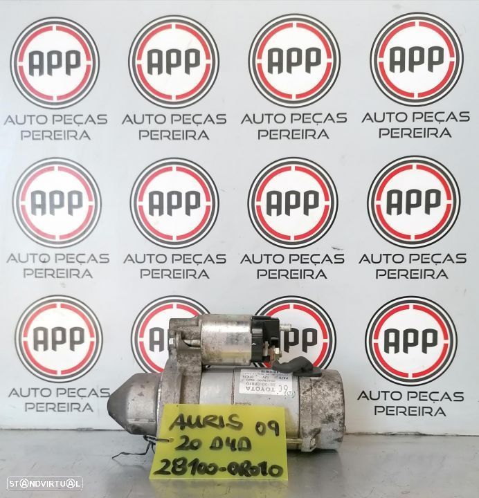 Motor de arranque Toyota Auris, Avensis 2.0 D4D de 2009 referência 28100-0R010. - 1