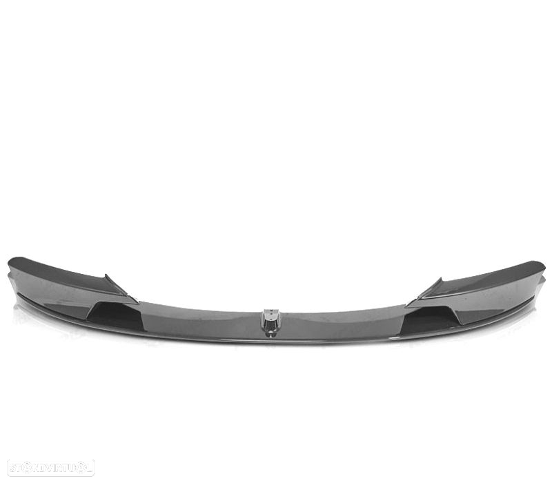 SPOILER FRONTAL BMW F30 F31 M.TECH 11-19 LOOK M PERFORMANCE PRETO BRILHO - 3