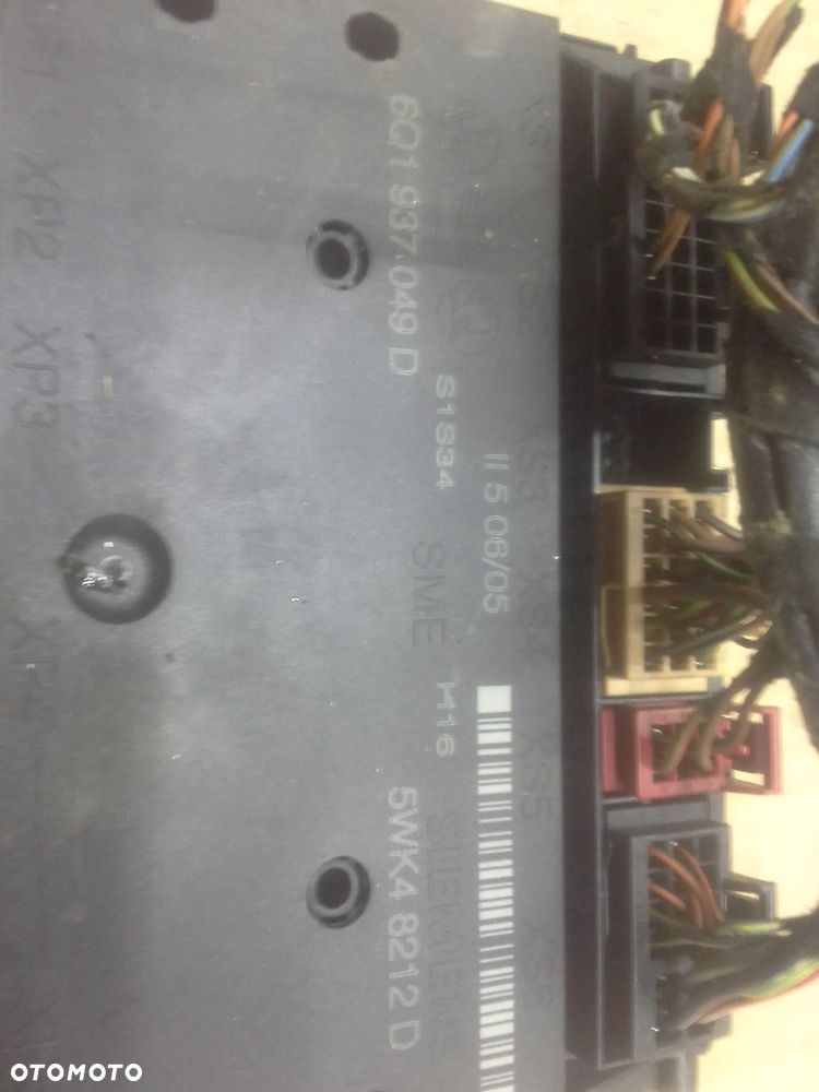 Skoda Fabia I 1.2 zestaw startowy komputer Siemens 03E906033AB  5WP44223 02 stacyjka immo klucze i inne - 13