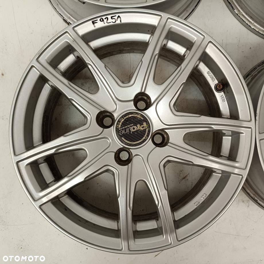 Alufelgi 4x100 15 ProLine Nissan Renault Kia Hyundai (F9251) - 2