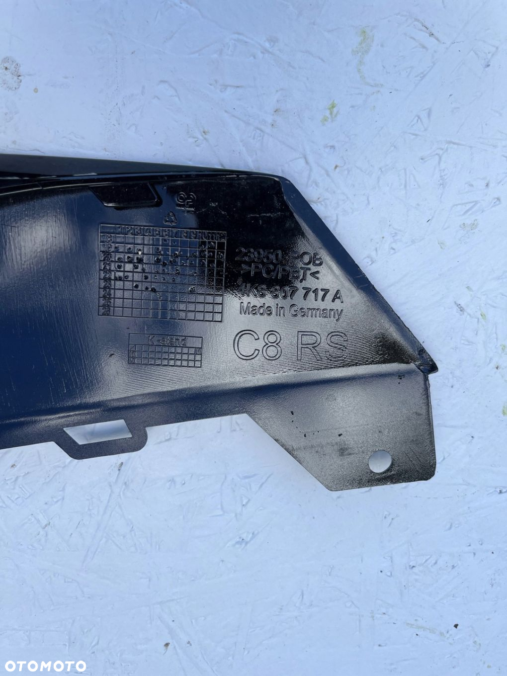 AUDI RS6 RS7 4K8 C8 SPOILER DOKŁADKA ZDERZAK PRZÓD ORG - 7