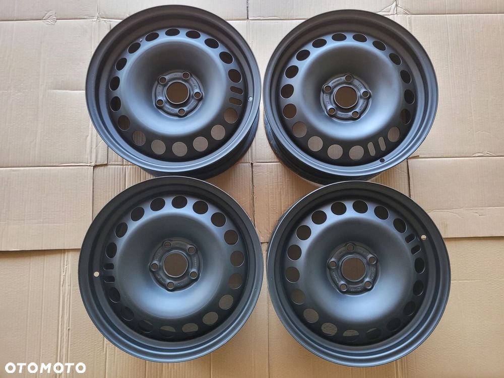 FELGI STALOWE 16 5X112 6J ET48 VW SKODA SEAT AUDI - 1