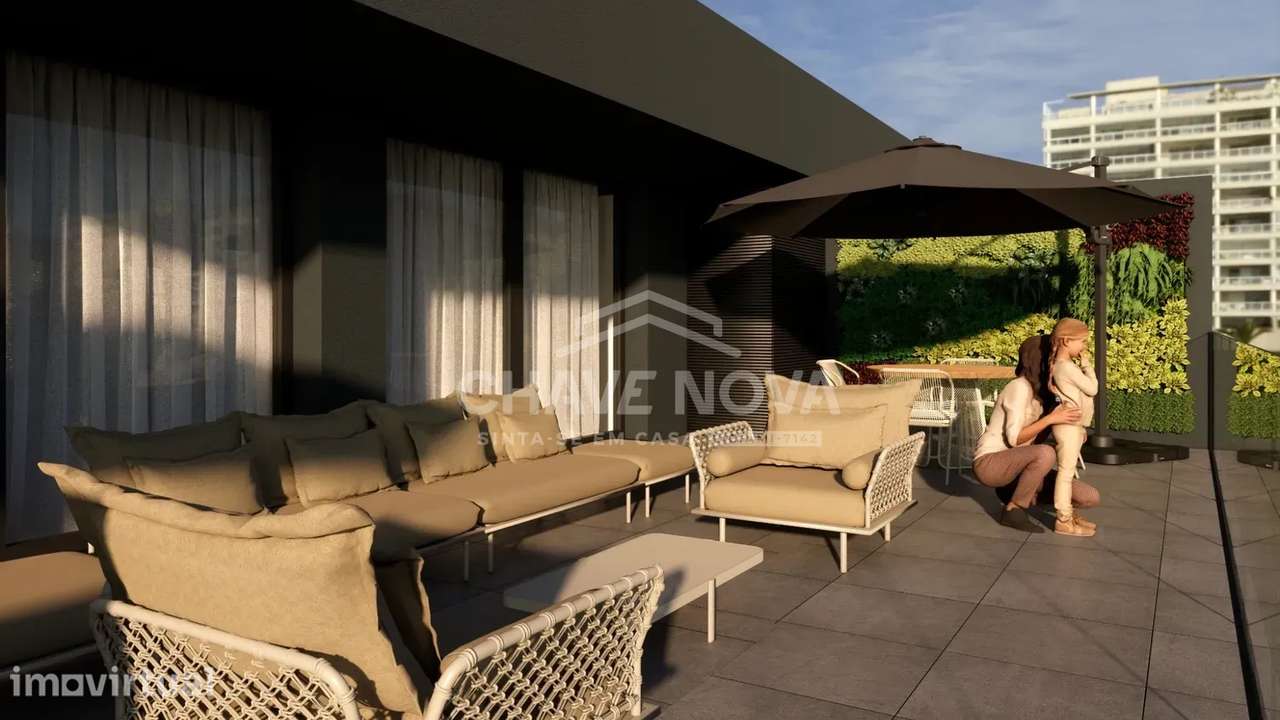 T1 Novo c/ Lugar de Garagem em São Félix de Marinha - Grande imagem: 2/7
