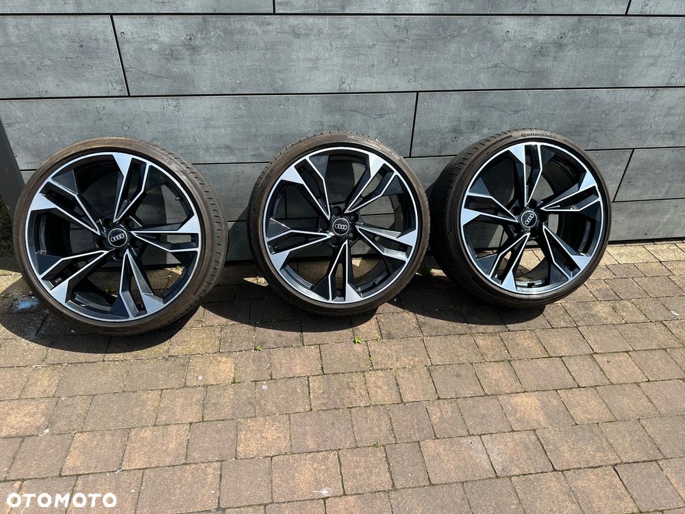 Felgi aluminiowe z oponami  (3 sztuki) Audi OE RS4 RS5 A4 A5 9.0" x 20" 5x112 ET 34 Cena za jedną felgę z oponą  !! - 1