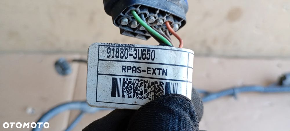 Wiązka instalacja czujników PDC zderzaka tył Kia Sportage III 91880-3U650 - 12