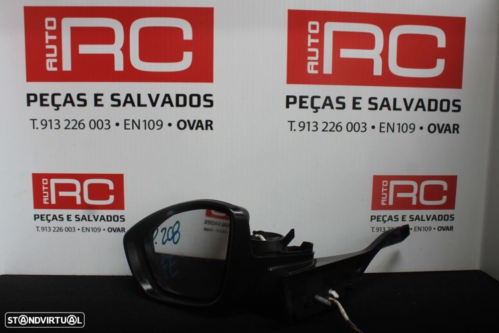 Espelho Retrovisor Peugeot 208 FRENTE ESQUERDO - 1