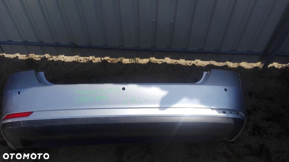 SKODA RAPID ZDERZAK TYŁ SPACEBACK - 1