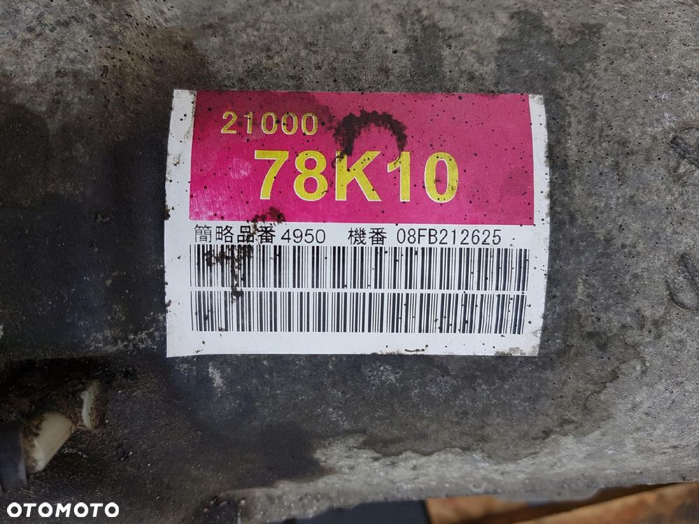 SUZUKI GRAND VITARA II LIFT 08- 2.4 B SKRZYNIA BIEGÓW AUTOMAT - 9