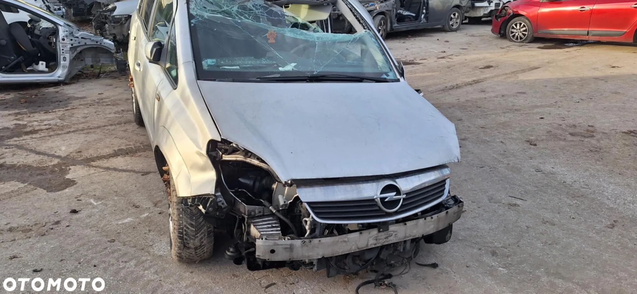 OPEL ZAFIRA B mechanizm silnik wycieraczek przód - 1