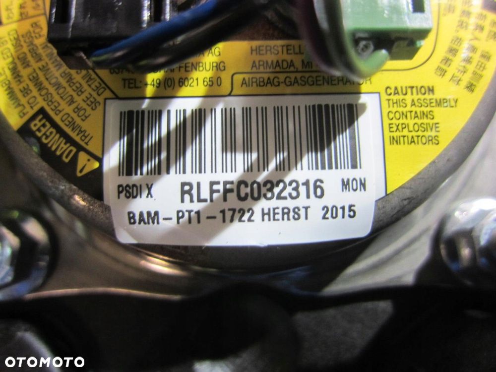 BMW X1 F48 F39 PODUSZKA KIEROWCY AIRBAG USA ORYGINAŁ 6877541 32306877541 - 6