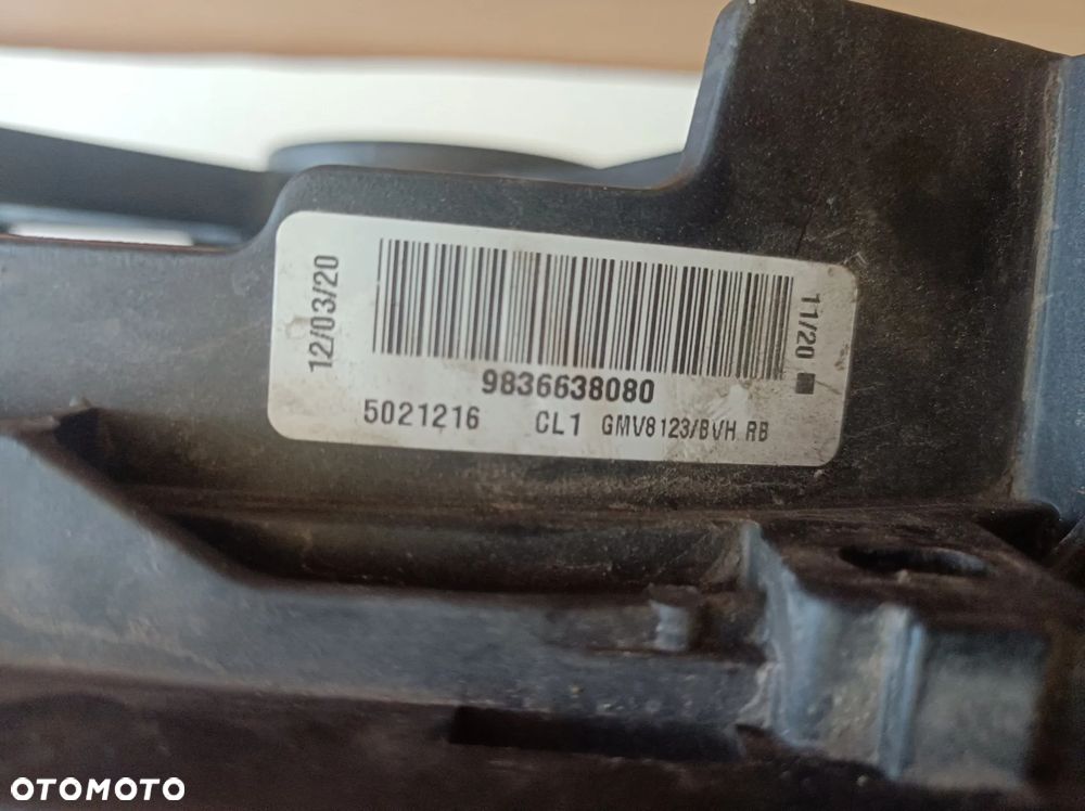Wentylator chłodnicy Peugeot Citroen Toyota 1.5 1.6 HDI 9836638080 - 7