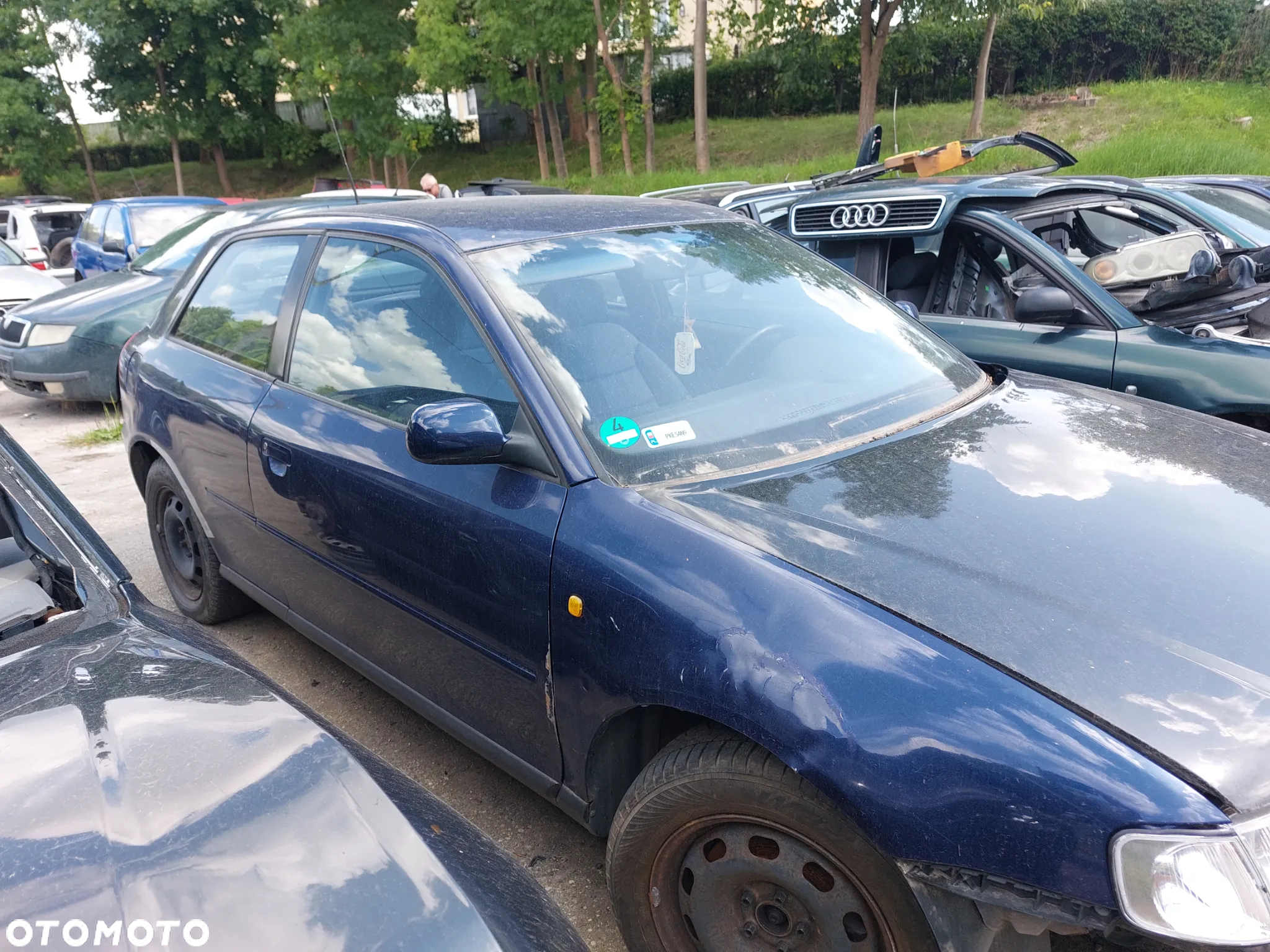 Klapa bagażnika AUDI A3 8L 1,8B 98R. zderzaki,maska,drzwi,lampy.... - 3