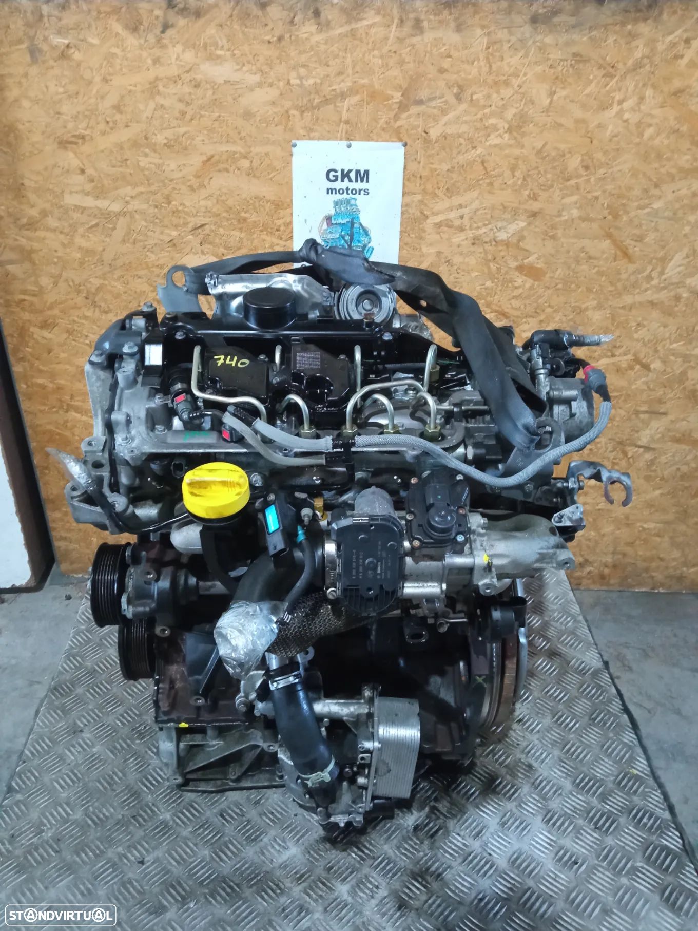 Motor Renault Laguna 2.0 DCI 150cv REF: M9R740 - 1
