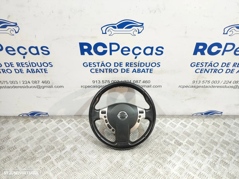 Volante completo em pele original Nissan Qashqai J10 com comandos multifunções - 9