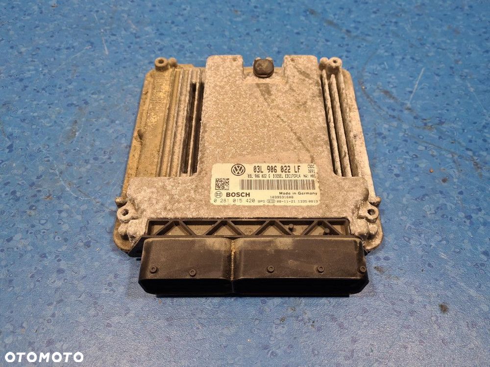 VOLKSWAGEN GOLF VI STEROWNIK SILNIKA 03L906022LF CLCA, CBDC - 1