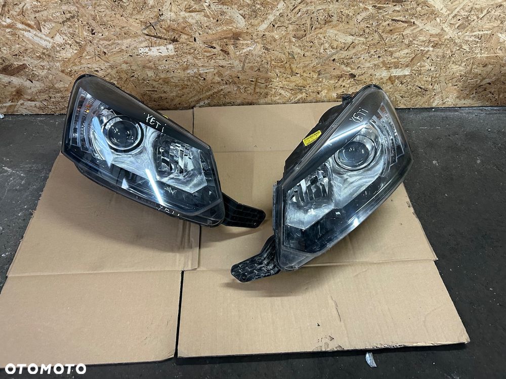 Skoda Yeti I lift lampa prawa lewa przednia bi-xenon led 5L1941016C 5L0941015C 2013-2016 Yeti II - 1