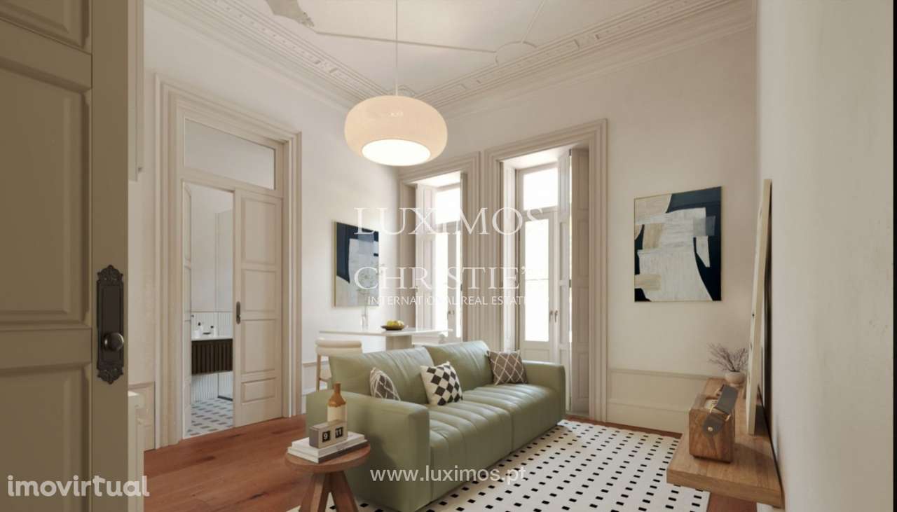 Apartamento T1 com jardim à venda no centro do Porto - Grande imagem: 3/10
