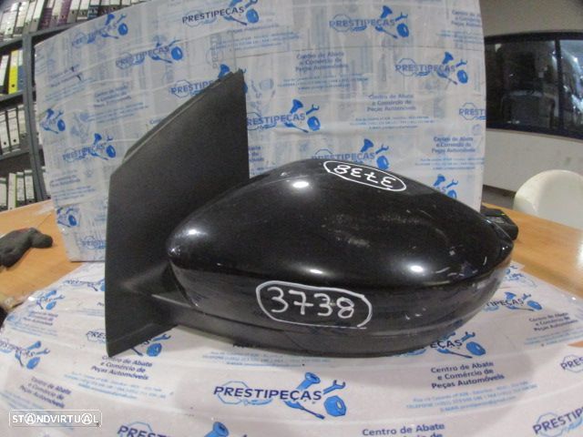 Espelho 6R1857501BF041 VW POLO 5 6R FASE 1 2012 1.6TDI 90CV 5P CINZA ESCURO ESQ ELETRICO COM PISCA 6 PINOS - 2