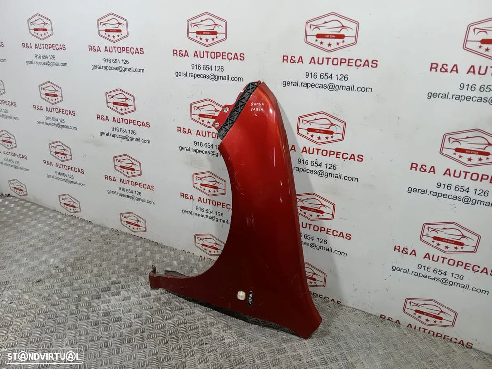 Guarda Lamas Frente Frontal Esquerdo Skoda Fabia MK 1 I Original - 4