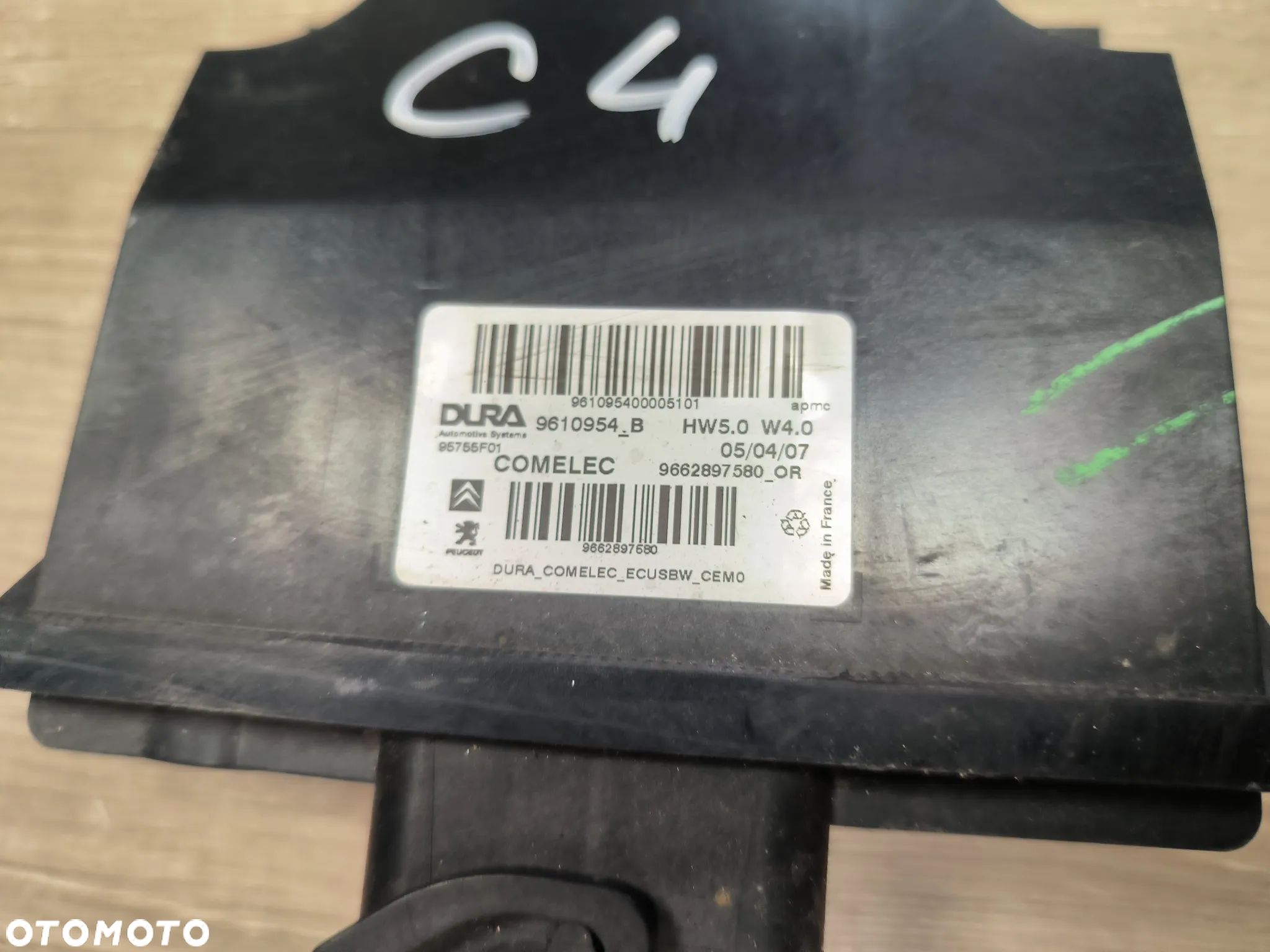 Sterownik skrzyni automatycznej Citroen C4 Picasso 2.0 hdi 9662897680 - 1