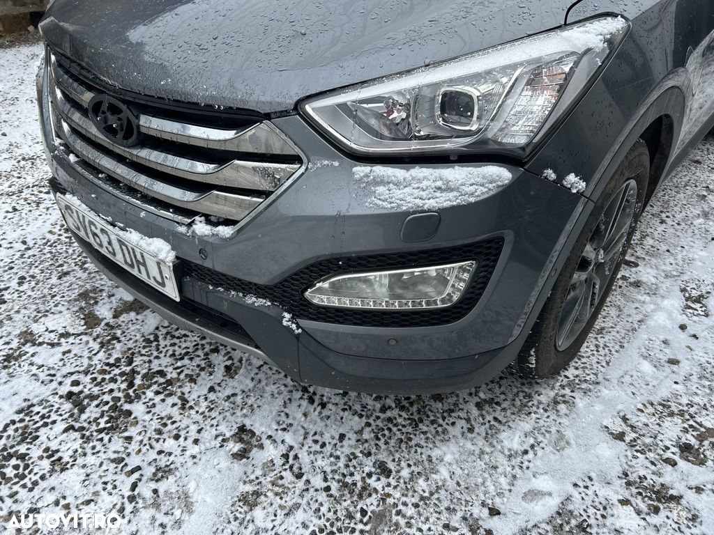 Bara fata Hyundai Santa Fe 3 2012 - 2016 GRI (1193) model fara spalatoare far - 4