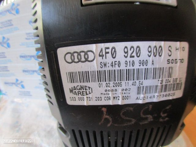 Quadrante 4F0920900S AUDI A6 3 4F FASE 1 2005 3.0TDI 4X4 V6 24V 225CV 4P CINZENTO KM/H DIGITAL - 4