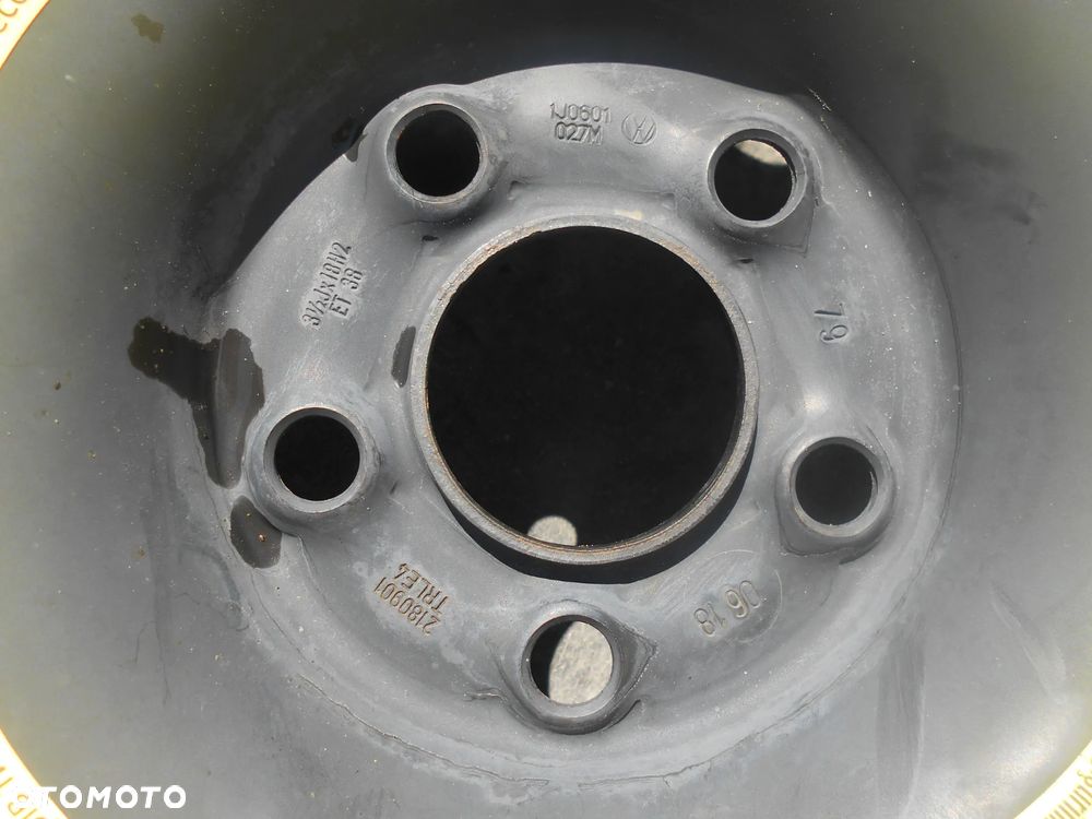 KOŁO DOJAZDOWE ZAPASOWE VW AUDI SKODA  18''  5X100 3.1/2 X18 ET 38  PIASTA 57.1MM 1J0601027M  2180901 TRLE4 CONTINENTAL - 3
