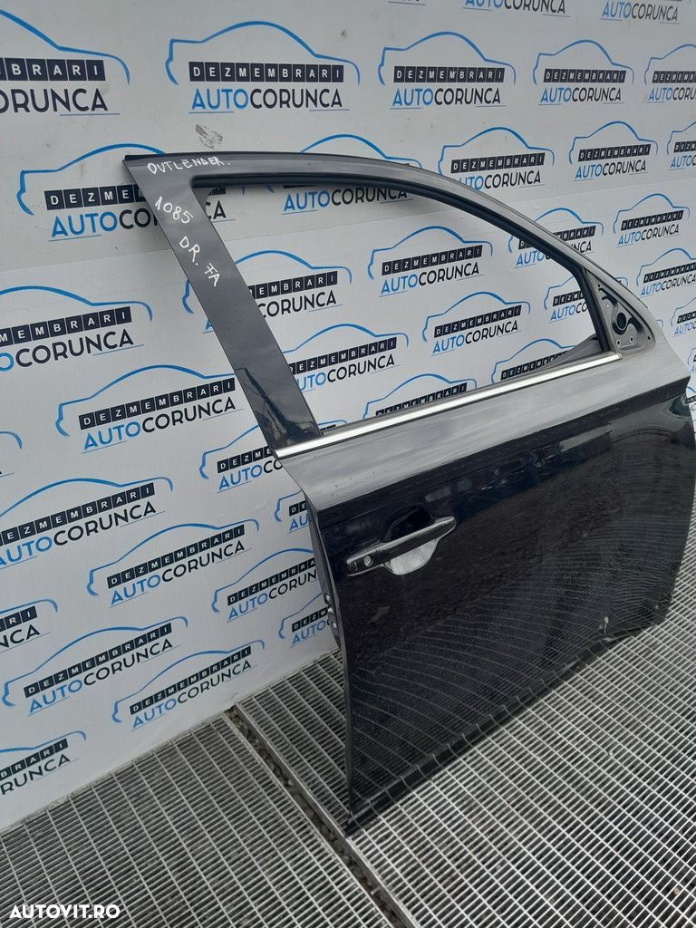 Usa Dreapta Fata Mitsubishi Outlander III 2012 - 2015 SUV 4 Usi NEGRU (1085) LOVITA - 3