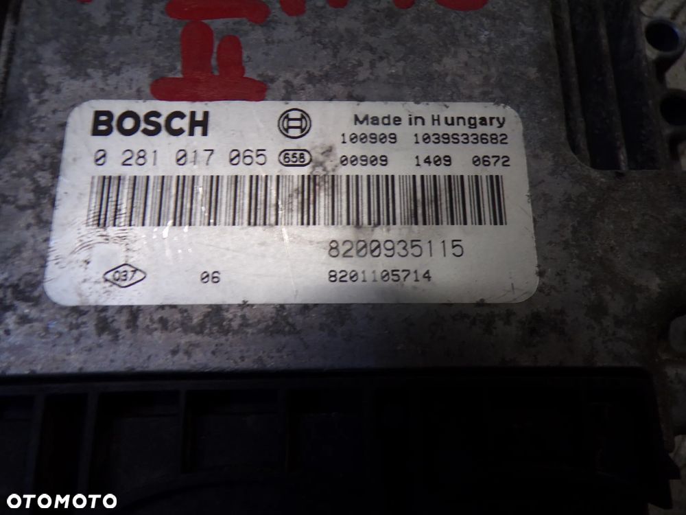 STEROWNIK KOMPUTER SILNIKA RENAULT TRAFIC II 2.0 DCI 0281017065 - 3