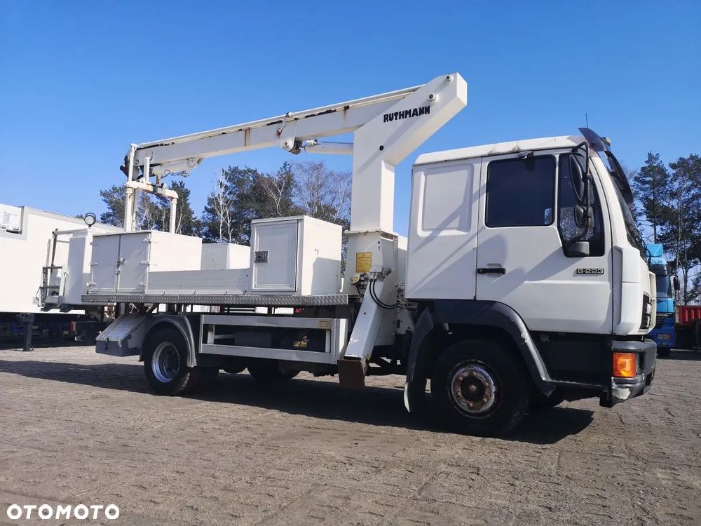 MAN 8.223 Podnośnik koszowy RUTHMANN K115 - 1