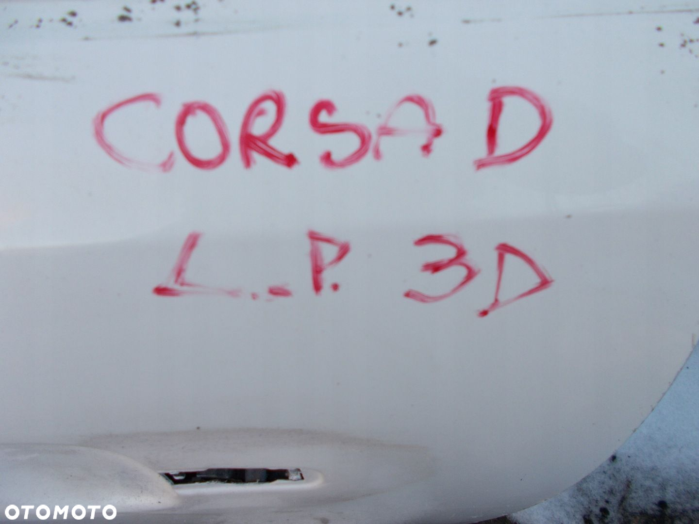OPEL CORSA D DRZWI LEWE 3D 06-14 - 2