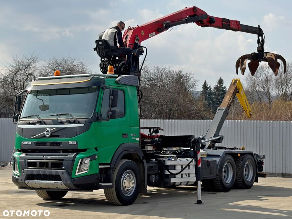 Volvo FMX 460 * HAKOWIEC + PALFINGER EPSILON Q150279 * STAN BDB / 6x4 - 2