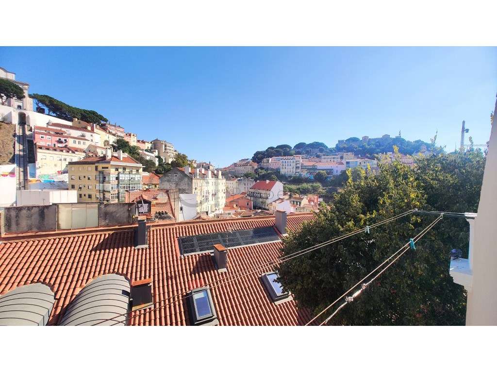 T1 com vista para o Castelo de São Jorge e a Graça Largo das Olarias - Grande imagem: 2/14