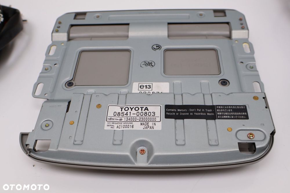TOYOTA VERSO MONITOR PODSUFITKOWY DVD 08540-00804 - 6