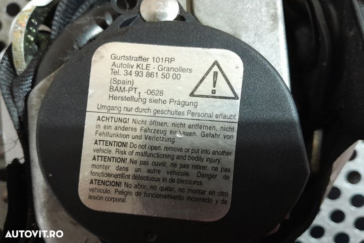 Centura siguranta fata dreapta 1M0857706A Seat Toledo 3 - 5P [2004 - - 3