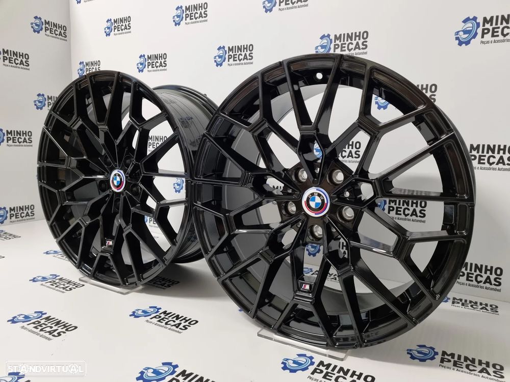 Jantes BMW Novo M4 CSL 827M em 19 Preto Brilho (5x112) - 2