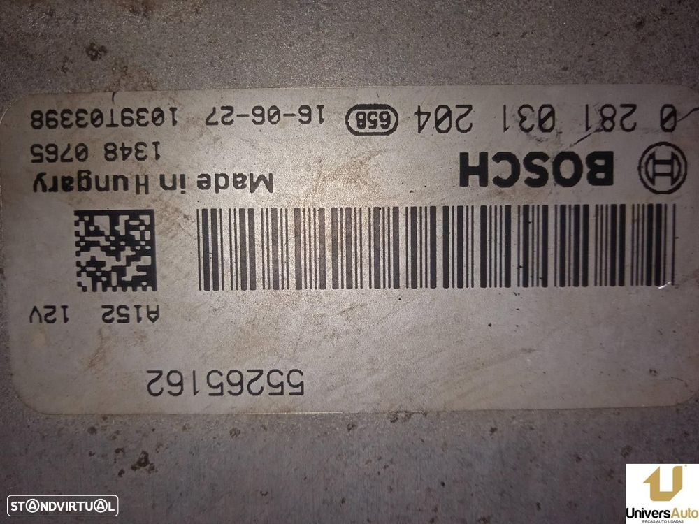 CENTRALINA MOTOR UCE JEEP RENEGADE TODO TERRENO, FECHADA 2016 -0281031204 - 4