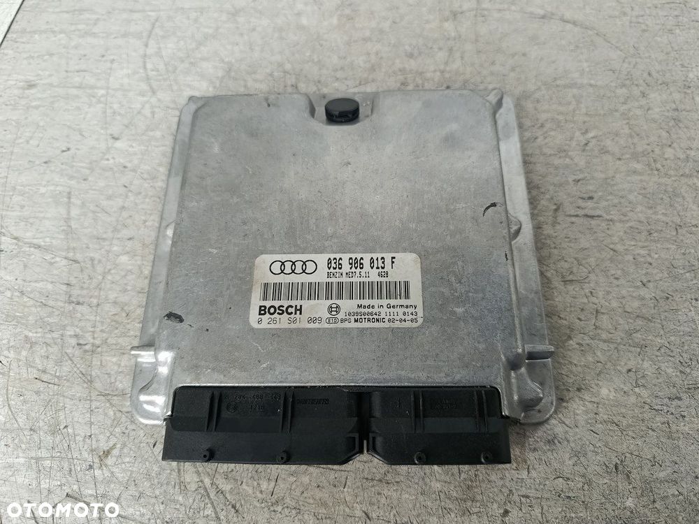 KOMPUTER, STEROWNIK AUDI A2 8Z 036906013F   0261S01009 BOSCH 1.6 FSI - 1