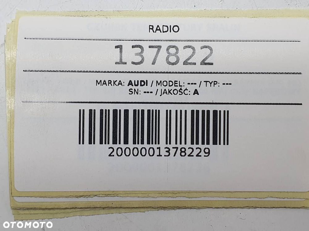 RADIO ODTWARZACZ CD AUDI CONCERT A3 8L 8P A4 B6 B7 - 5