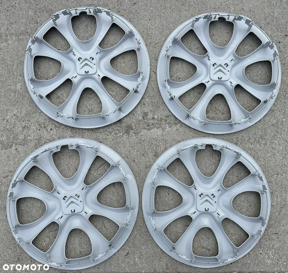 Kołpaki Citroen C3 III Berlingo C1 C-Elysee 15" Oryginalne Komplet - 6