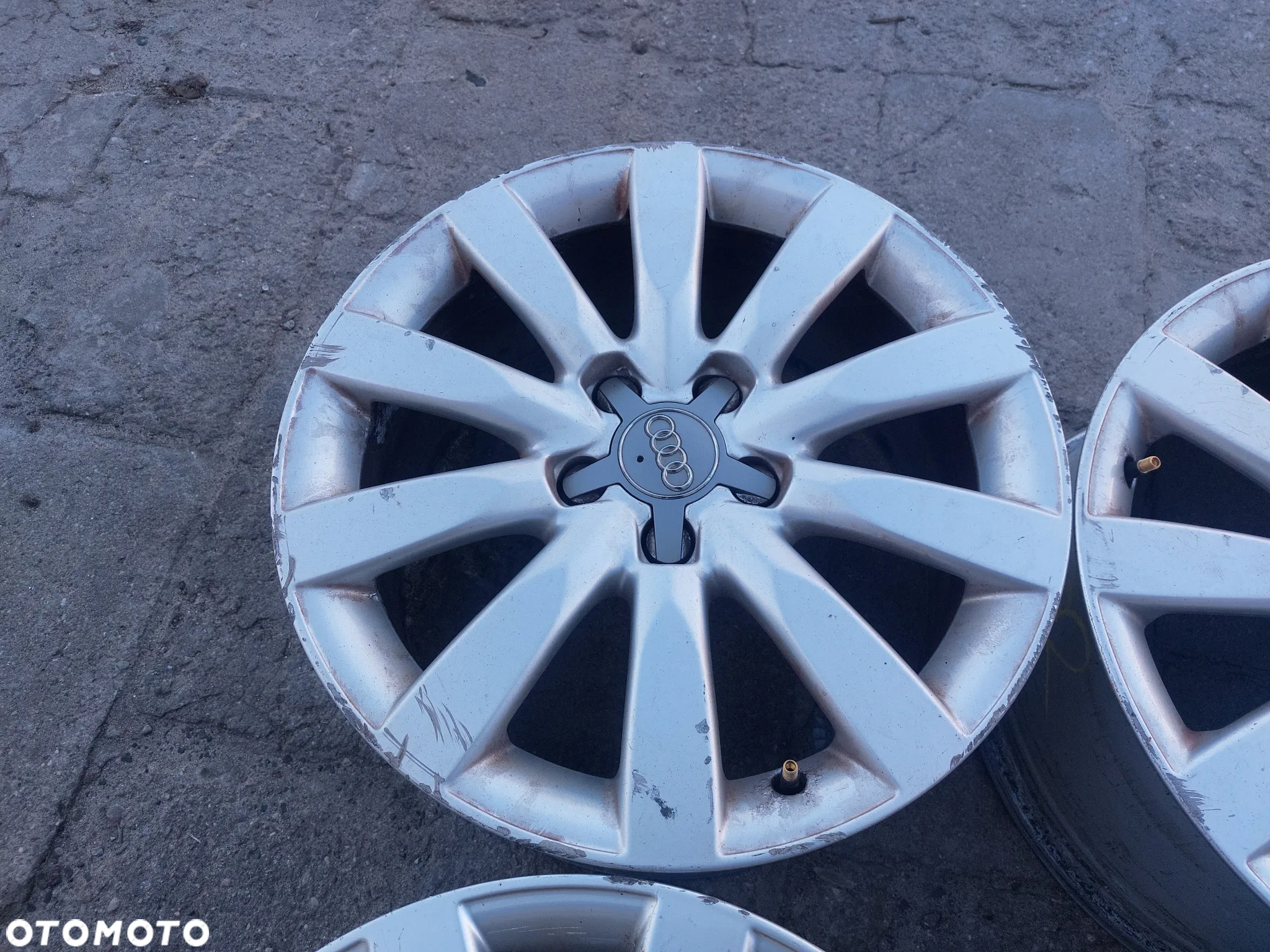 AUDI A4 B8 FELGI ALUMINIOWE R17 8J ET47 5X112 ORYGINAŁ PROSTE! 8K0601025C - 5