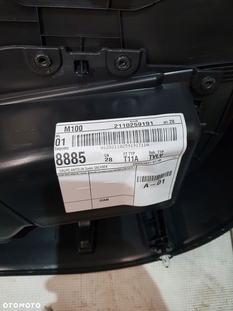 boczki tapicerka drzwi komplet vw id 4 skóra eur 21r - 16