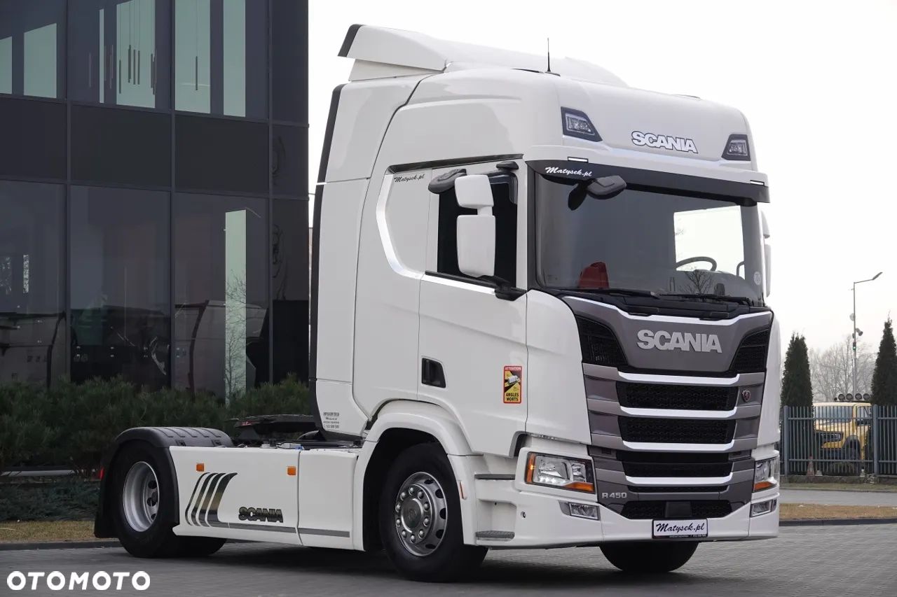 Scania R 450 / RETARDER / KLIMA POSTOJOWA / OPONY 100% / PO KONTRAKCIE SERWISOWYM - 1