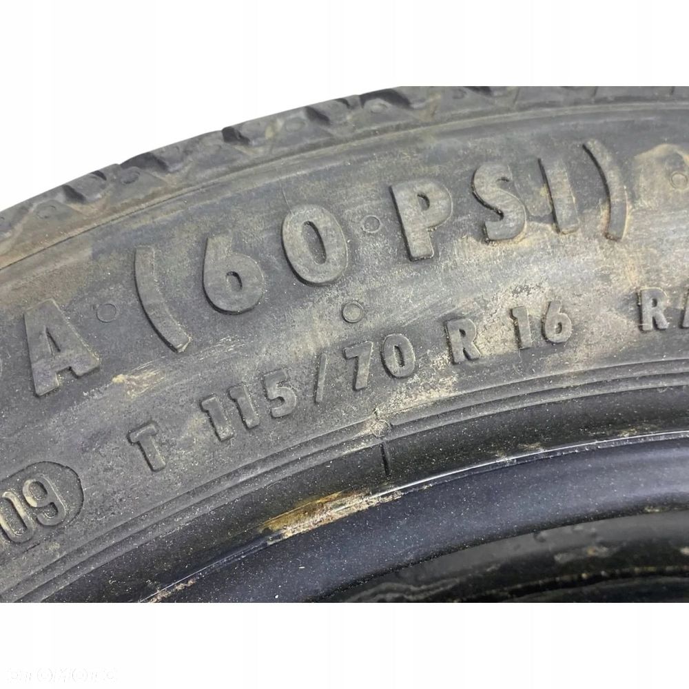 KOŁO DOJAZDOWE OPEL VECTRA C SIGNUM ASTRA H 115/70R16 5X110 2160132 - 8