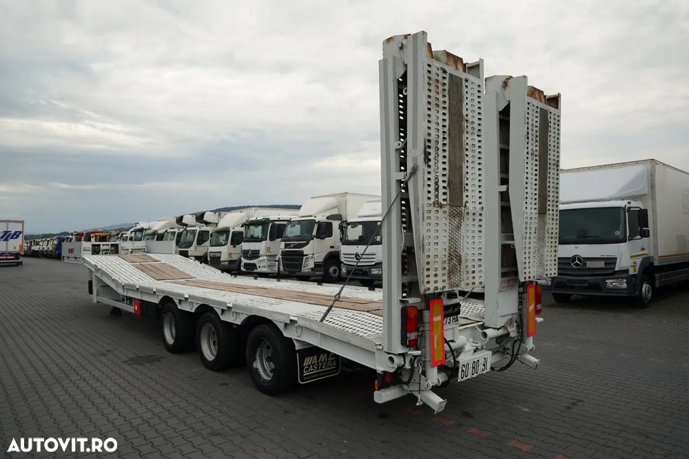 Altul REMORCA AUTO AMC CASTERA / ÎNCĂRCARE JOSĂ / 13,5 M / TABEL HIDRAULIC / TABELE HIDRAULICE / AX DE DIRECȚIE / TRONCIU - 6